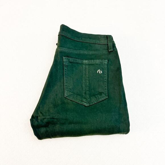 Rag & Bone Legging Green Denim Ombre Jeans Size 27 - Picture 1 of 9